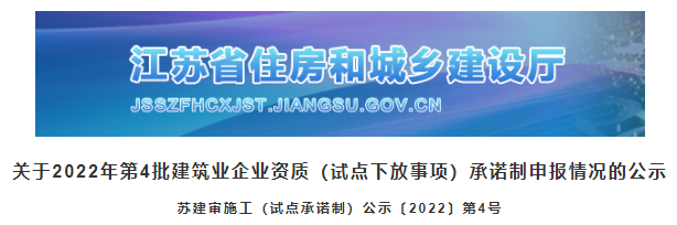 江蘇：公示三批建企資質(zhì)審核，通過率僅13%！