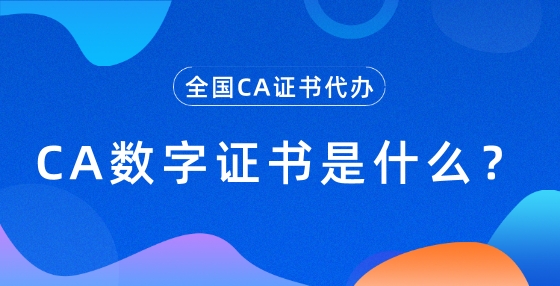 CA數(shù)字證書是什么？