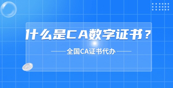 什么是CA數(shù)字證書？