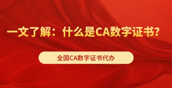 一文了解：什么是CA數(shù)字證書？